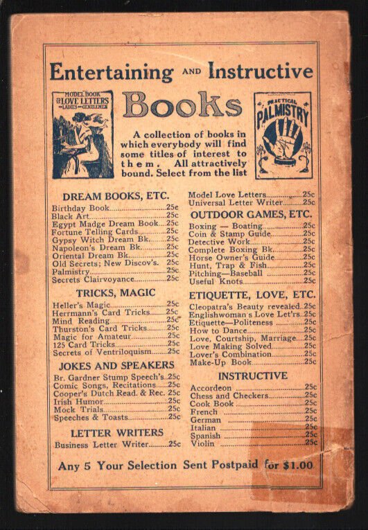 Book of Great Secrets 1950's-Star Book Library-Joke Book Format-Missing title...