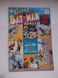 DC: GIANT BATMAN ANNUAL #2, 80 PAGES TALES OF BATMAN AND ROBIN, RARE, 1961, FN!!