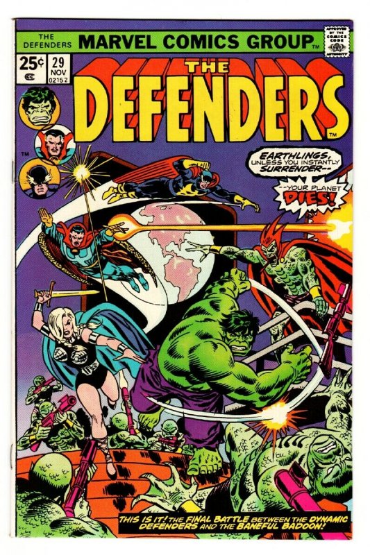 THE DEFENDERS #29-STARHAWK-Comic Book-guardians of the galaxy