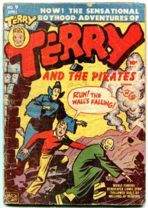 Terry and the Pirates #9 1948- Milton Caniff- Golden Age restored GOOD