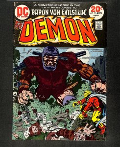 Demon #11  Baron Von  Evilstein!  Jack Kirby Cover Art!