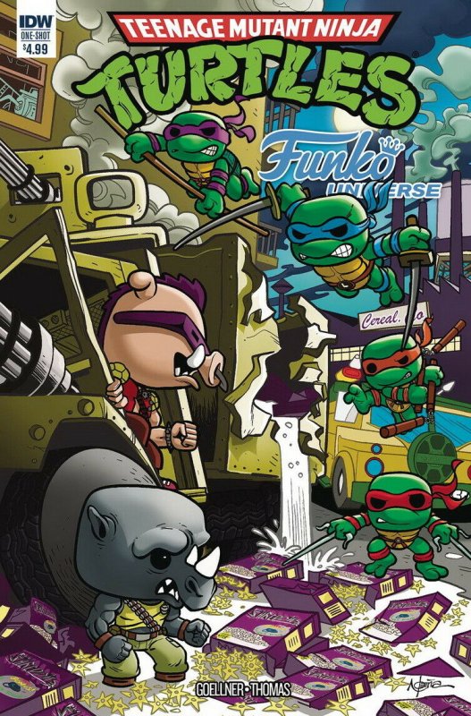 TEENAGE MUTANT NINJA TURTLES FUNKO UNIVERSE (2017 IDW) #1 NM