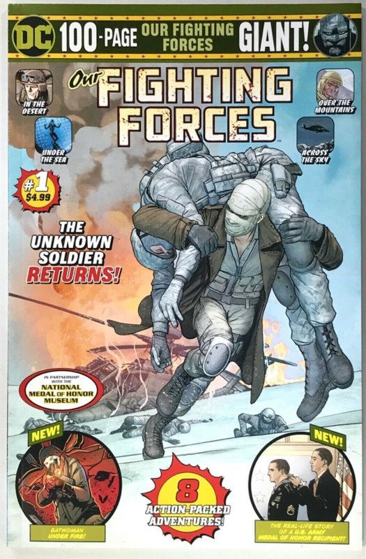 OUR FIGHTING FORCES 100 PAGE GIANT Comic Issue 1 — DC Unknown Soldier VF Cond