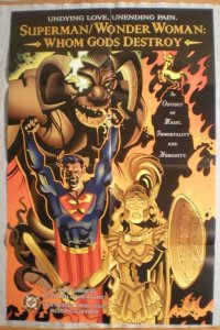 SUPERMAN / WONDER WOMAN Promo poster, 22x34, Unused, more Promos in store