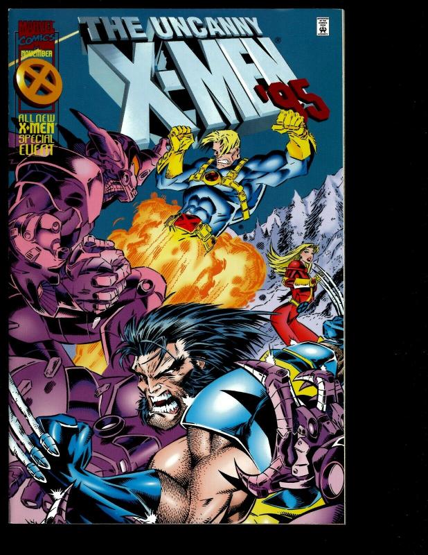 Lot of 10 Uncanny X-Men Marvel Comics '91 '92 '93(2) '94 '95 '96 '97 '98 -1 JF3