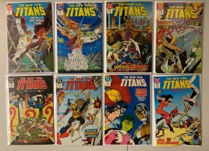 The New Teen Titans comic lot from: #0-60 + 3 ANN 43 diff (1984-89)