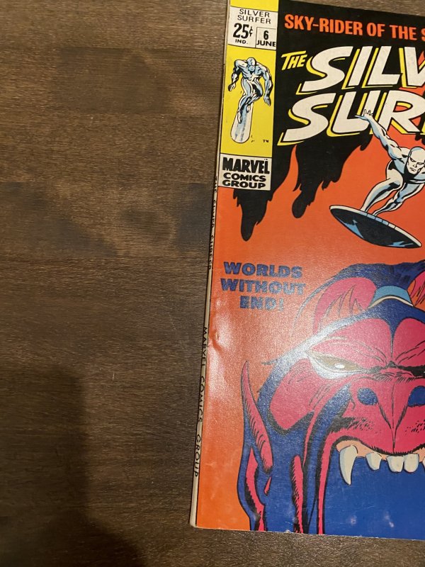The Silver Surfer #6 (1969) first app overlord higher grade