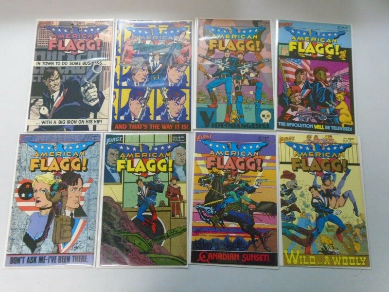 First Comics American Flagg Comic Lot 33 Different Books 8.0 VF (1983-1988)