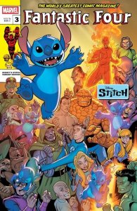 Fantastic Four #3 Marvel Comics Paco Medina Stitch Variant Cover I Near Mint