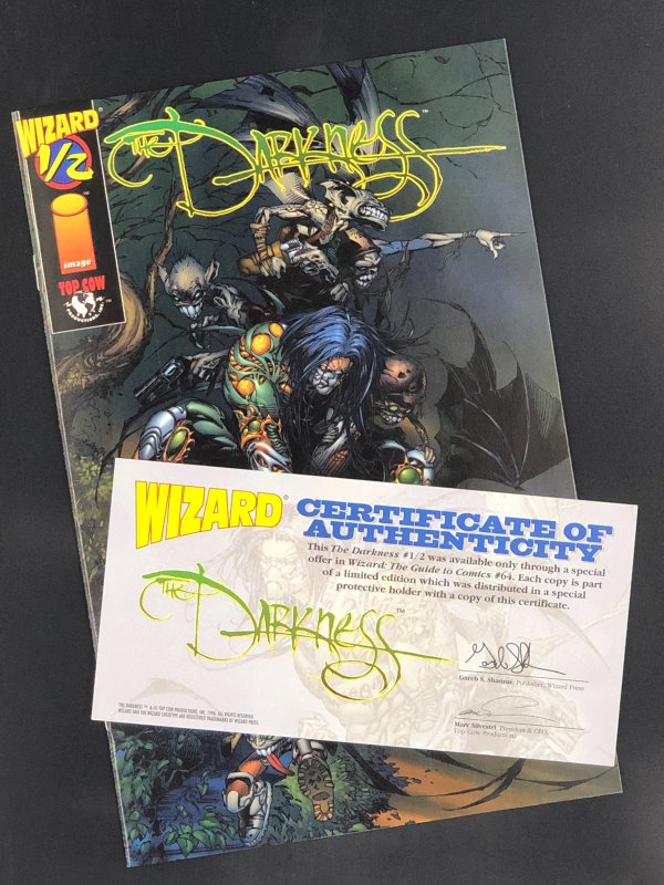 The Darkness #½ (2001) Includes Wizard COA
