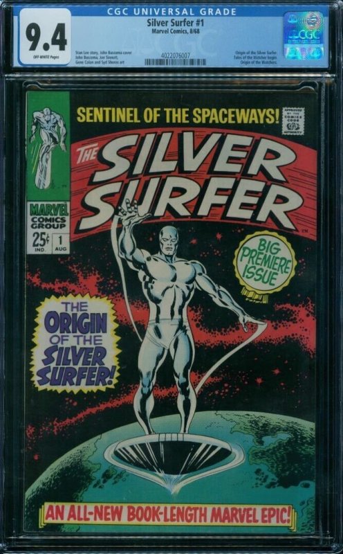 Silver Surfer 1  CGC 9.4