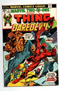 Marvel Two-In-One #3 - Thing - Daredevil - Black Widow - 1974 - VF