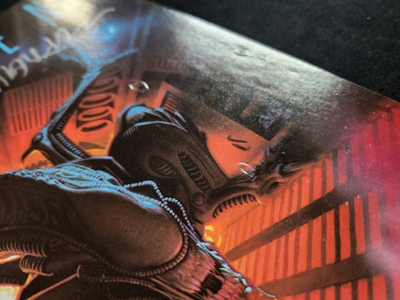 Aliens 4PC #1-4 - Complete/Signed Mark Verheiden/Connecting Cover (7.5-9.2) 1989