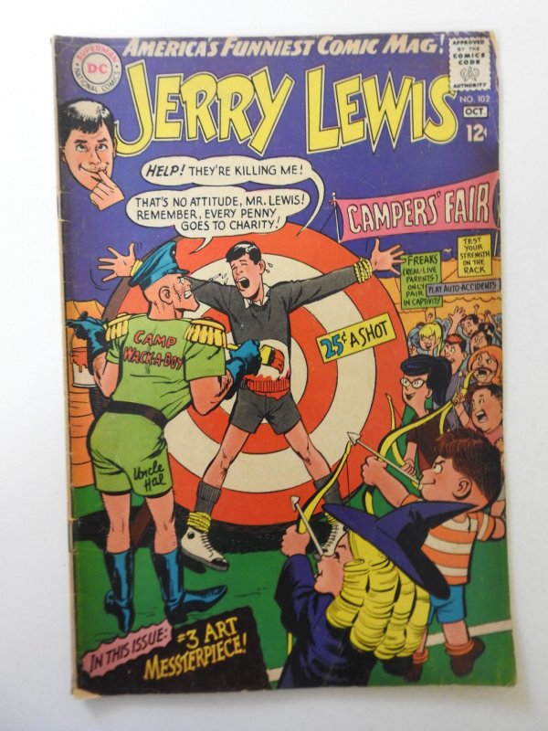 Adventures of Jerry Lewis #102 (1967) VG Condition! Moisture stain