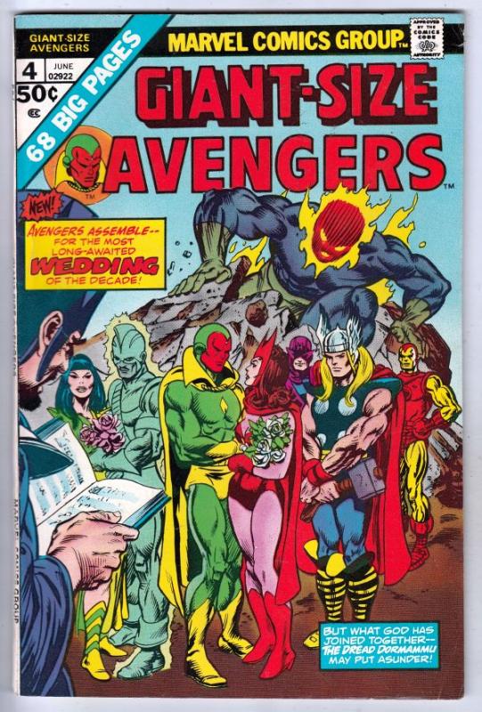 Giant-Size Avengers #4 (Jun-75) VF+ High-Grade The Avengers