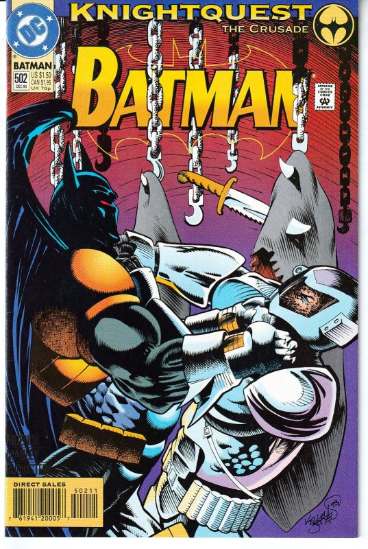 Batman #502 (1993)   'KnightQuest: The Crusade