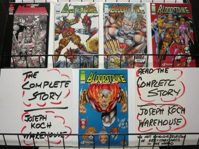 BLOODSTRIKE (1993 IMAGE) 1-5 LIEFELD/FRAGA;THE BLOOD BR