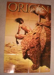 ORIGIN / WOLVERINE Promo Poster, 24x36, 2001, Unused, more Promos in store