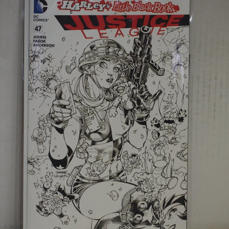 Justice League 47 2016 Jim Lee Sketch Cover  NM Unread