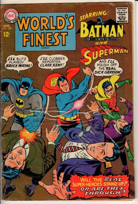 World's Finest Comics #168 (1967) 3.5 VG-