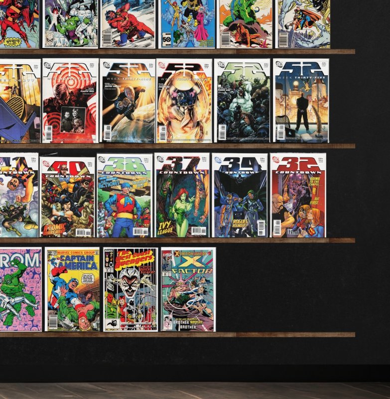 Huge Lot 150+ Comics with 52, Countdown, The Avengers & More!