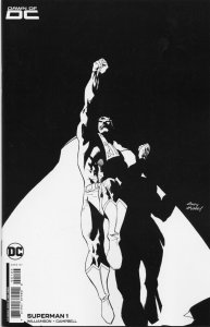 Superman (2023) #1 NM Andy Kubert 1:25 Black & White Variant Cover
