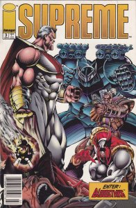 Supreme #3 (Newsstand) VG ; Image | low grade comic Bloodstrike