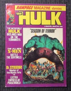 1979 RAMPAGE Marvel UK Weekly Magazine #17 FN- 5.5 INCREDIBLE HULK 