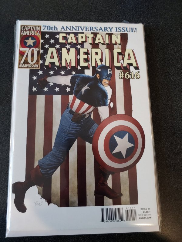 ​CAPTAIN AMERICA #616 70TH ANNIVERSARY ISSUE OVER-SIZED NM