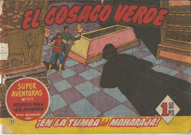 El Cosaco Verde original numero 051: En la tumba del Maharaja