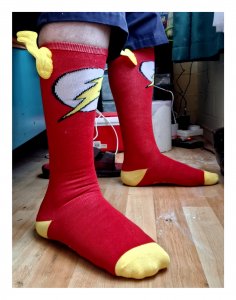 ​Calcetines Definitivos de Flash con alas 3D