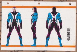 Official Handbook of the Marvel Universe Sheet- Boomerang