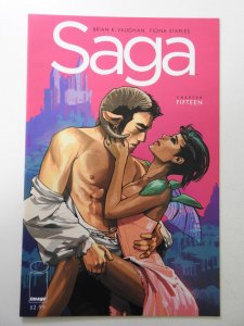 Saga #15 (2013) VF Condition! small tear fc through 1st 3 pages
