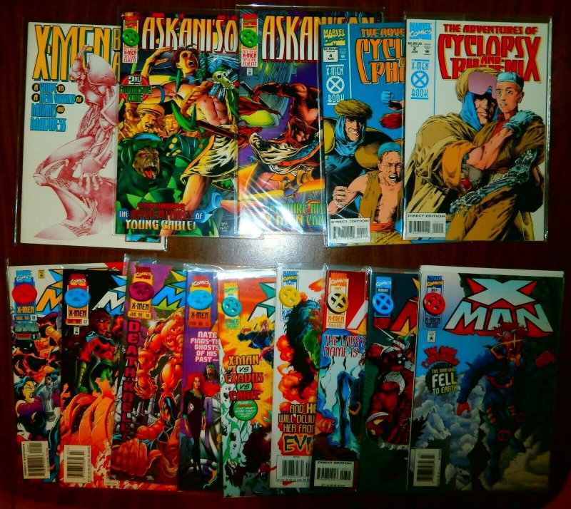 Cable V1 lot + Avengers: X-Sanction #1-4 Cyclops Phoenix, comic book lot of 63