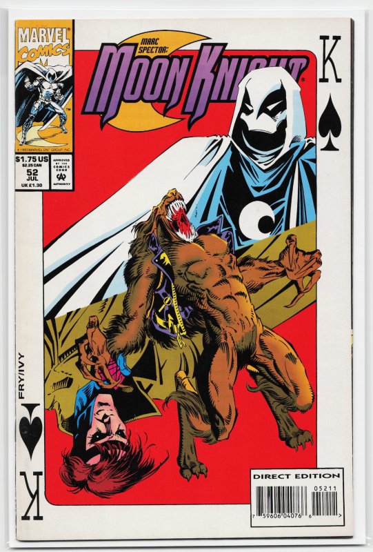 Marc Spector: Moon Knight #52 (1993) Moon Knight