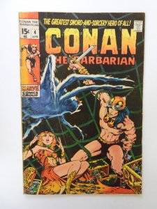 Conan the Barbarian #4 (1971) VG condition