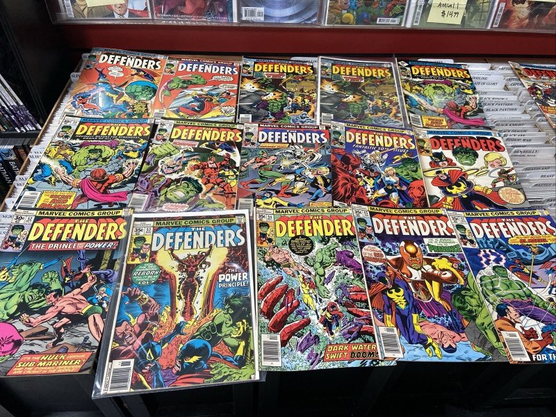 Defenders Comic Lot Of 59 Bronze Age Marvel Lower Grade Lot READER COPIES