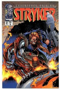 CyberForce Cyber Force Origins Stryker #2 VFNM Image Comics February Feb 1995