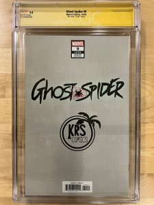 Ghost-Spider #9 Mayhew Cover B (2020) CGCSS 9.8 Signed & Sketched By Mike Mayhew