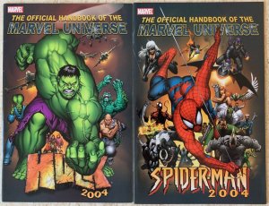 OFFICIAL HANDBOOK OF THE MARVEL UNIVERSE 2004, 2005 | COMPLETE SETS | 22 TOTAL