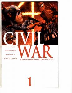 Civil War # 1 NM Marvel Comic Book 1st Print Avengers Iron Man Hulk Thor J234 