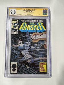 Punisher Limited Series 1 1986 Cgc 9.8 SS Signed And  Sketch Jon Bernthal