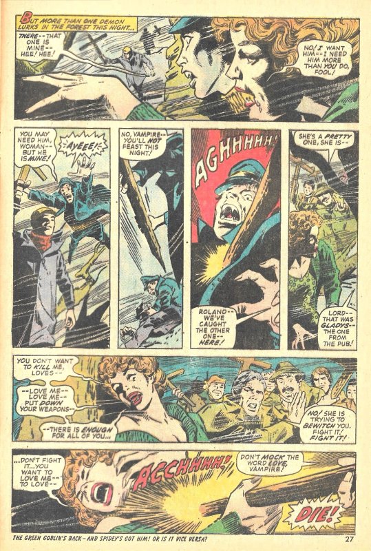 TOMB OF DRACULA #9 (Jun1973) 8.0 VF Marv Wolfman!  Gene Colan!  Gil Kane Cover!
