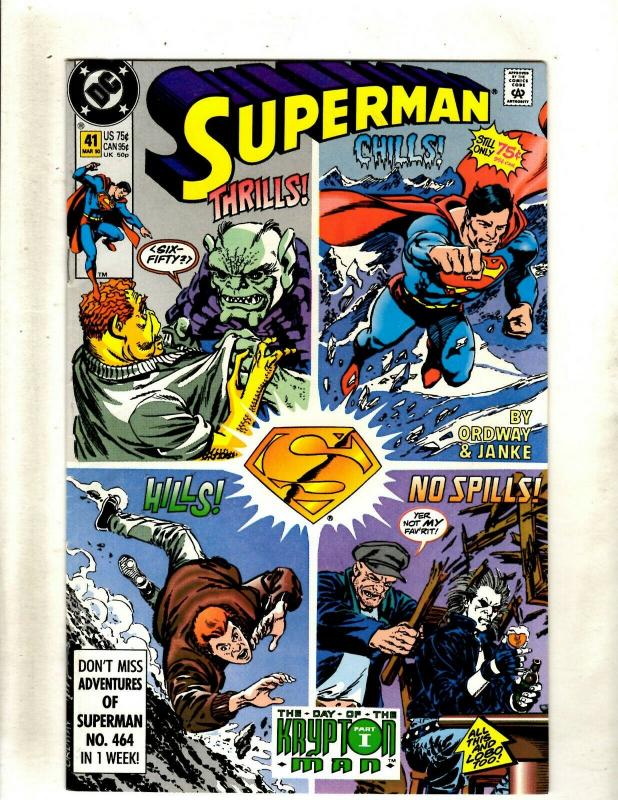 Lot of 8 Superman DC Comics Comic Books #41 42 74 75 76 77 78 82  HY3