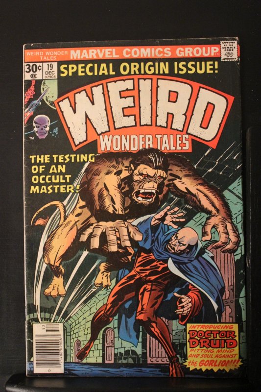 Weird Wonder Tales #19 1976 High-Grade VF/NM Origin 1st Dr Druid Kirby Wythville