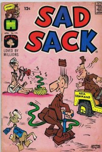 Sad Sack #176 ORIGINAL Vintage 1966 Harvey Comics 