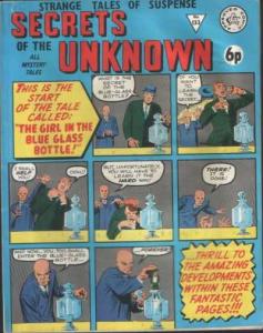 The Girl in the Blue Glass Bottle