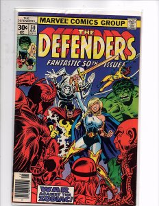 Marvel Comics Defenders #50 Keith Giffen Art Moon Knight Hulk Nick Fury