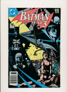 DC Comics BATMAN Year 3, #436,437,438,439 (Part 1 to 4)~  FN or better (PF572) 