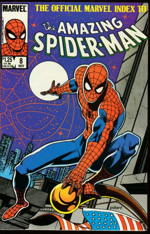 OFFICIAL MARVEL INDEX TO AMAZING SPIDER-MAN #8 VF